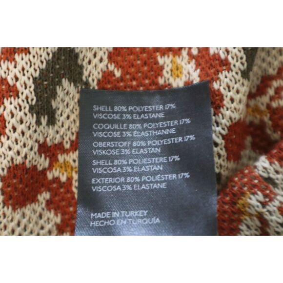 Urban Outfitters OB1575976 Women's Sz M Floral Elastic Waist Brocade Flare Pants - Picture 5 of 7